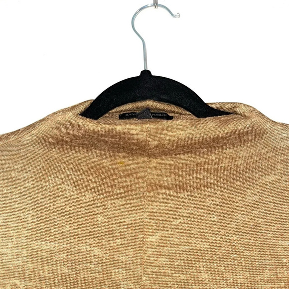 Banana Republic Factory Mustard Yellow Mock Neck Knit Sweater XXsmall Women’s - Picture 2 of 10